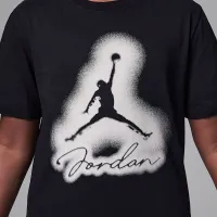 Nike Jordan MVP Big дитячі Airbrushed Jordan футболка колір чорний