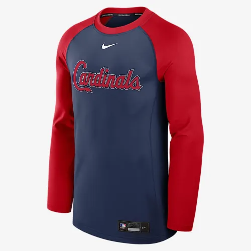 St. Louis Cardinals Authentic Collection Game Time чоловічі Nike Dri-FIT MLB Pullover Crew блакитний