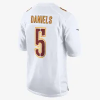 Jayden Daniels Washington Commanders мужские Nike NFL Game Fashion Jersey цвет белый