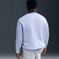 Nike Club мужские Fleece Crew цвет фиолетовый