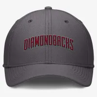 Arizona Diamondbacks Swoosh мужские Nike Dri-FIT MLB Hat цвет серый