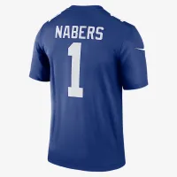 Malik Nabers New York Giants чоловічі Nike Dri-FIT NFL Legend Jersey блакитний