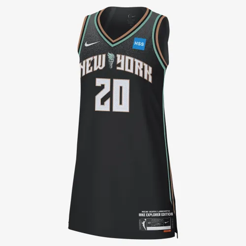 New York Liberty Explorer Edition Nike Dri-FIT ADV WNBA Authentic Jersey колір чорний