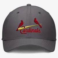 St. Louis Cardinals Swoosh мужские Nike Dri-FIT MLB Hat цвет серый