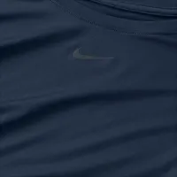 Nike One Classic жіноча Dri-FIT Short-Sleeve Top (великі розміри) блакитний
