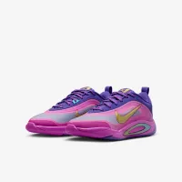Nike A'One A'ja Wilson Big детские баскетбольные Кроссовки цвет фиолетовый