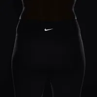 Nike One женская С высокой Талией Crop лосины цвет фиолетовый