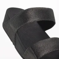 Шльопанці FitFlop Lulu Glitz-Canvas Slides HR2-B06 - Чорна