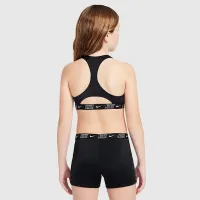 Nike Swim Big дитячі (Girls') Racerback Bikini and шорти комплект колір чорний