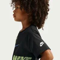 Nike Sportswear In The Zone Little дитячі Relaxed Jersey 2-Piece комплект колір чорний