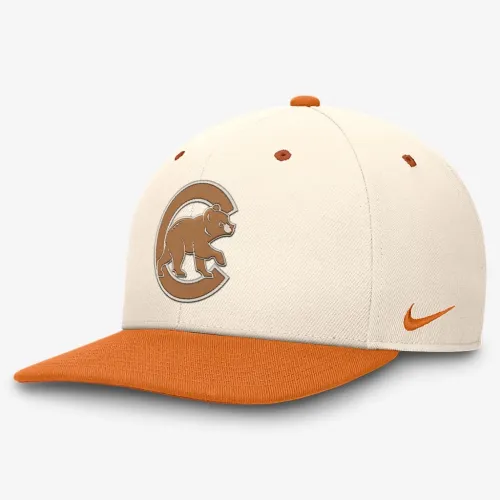 Chicago Cubs Pro Dunk мужские Nike Dri-FIT MLB Adjustable Hat цвет коричневый