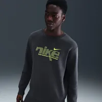 Nike Sportswear Club мужские Fleece Crew цвет серый