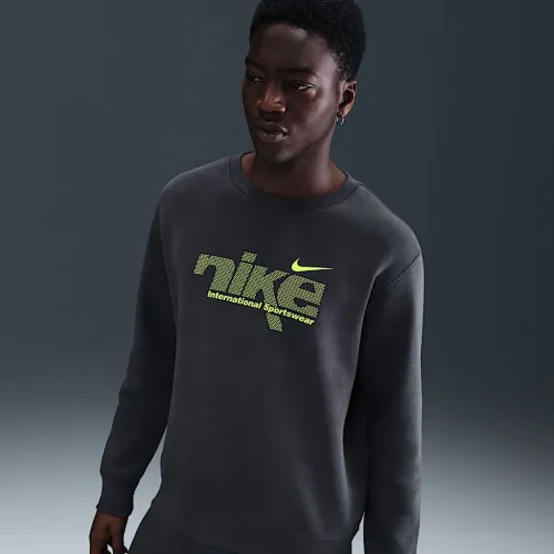 Nike Sportswear Club мужские Fleece Crew цвет серый