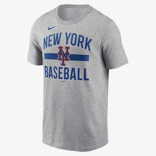 New York Mets Arched мужские Nike MLB футболка цвет серый