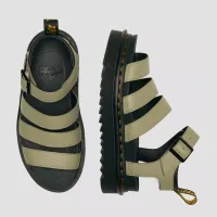 Сандалі Dr Martens Blaire Pisa Leather Strap Platform 30706358 - Зелені