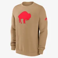 Buffalo Bills Swing Pass Rewind Club мужские Nike NFL Pullover Crew цвет коричневый
