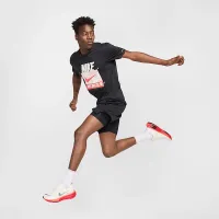Nike Rise 365 Run Energy чоловічі Dri-FIT Running Short-Sleeve Top колір чорний