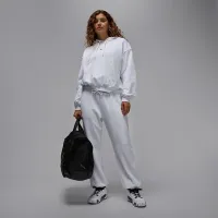 Nike Jordan Sport Crossover женская Dri-FIT Fleece Толстовка с капюшоном цвет коричневый