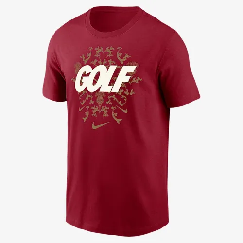 Nike мужские Dri-FIT для гольфа футболка цвет красный