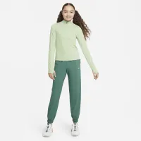 Nike Dri-FIT One Big детские (Girls') Woven тренировочные Pants цвет зеленый