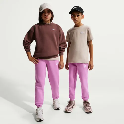 Nike Sportswear Club Fleece Big детские Joggers цвет фиолетовый