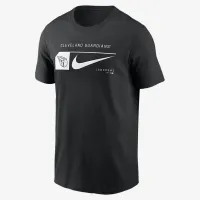 Cleveland Guardians Fashion мужские Nike MLB футболка цвет черный