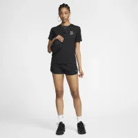 Nike женская футболка цвет черный