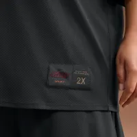 NikeSKIMS Airy жіноча оверсайз V-Neck футболка колір чорний
