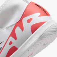 Nike Jr. Mercurial Superfly 9 Academy Little/Big детские Indoor/Court High-Top Soccer Кроссовки цвет красный