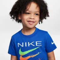 Nike Sportswear Toddler Sportswear Swoosh футболка блакитний