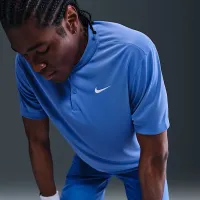 NikeCourt Dri-FIT чоловічі Tennis Blade Polo блакитний