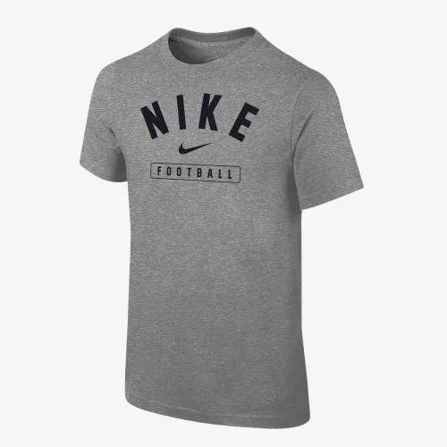 Nike Football Big детские (для мальчиков) футболка цвет серый