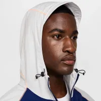 Nike Strike+ чоловічі Water-Repellent Hooded Soccer Куртка блакитний