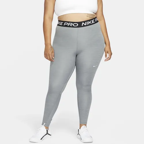 Nike Pro 365 женская лосины (большие размеры) цвет серый