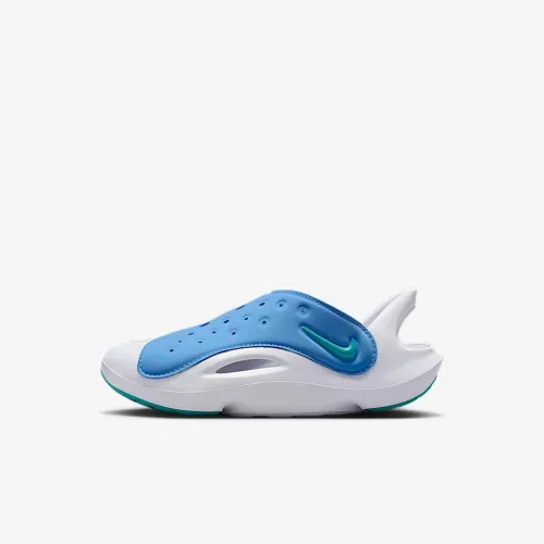 Nike Aqua Swoosh Little дитячі босоніжки блакитний