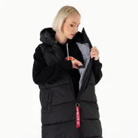 безрукавка Alpha Industries Long Puffer Vest WMN 10800203 - чорний