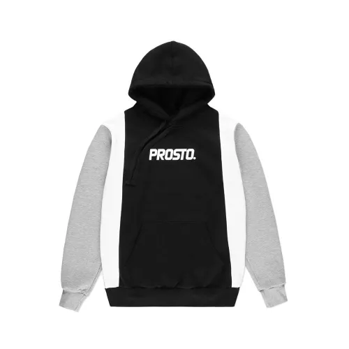Кофта/футболка Prosto Klasyk Толстовка с капюшоном Shue KL222MSWE2093 - серо-черная