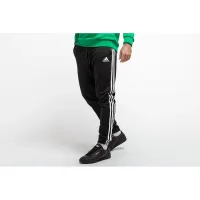 Штаны спортивные adidas Essentials French Terry Tapeцвет красный 3-Stripes GK8829 - Черные