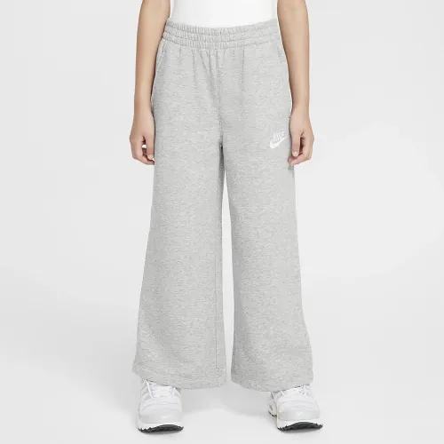 Nike Sportswear Club Little дитячі Fleece Wide Leg Pants колір сірий