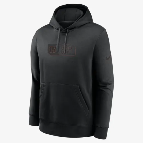Cincinnati Bengals Edge чоловічі Nike NFL Pullover Толстовка з капюшоном колір чорний
