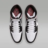 Nike Air Jordan 1 Mid чоловічі Кросівки колір білий