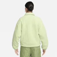 Nike Sportswear женская Collaцвет красный High-Pile Fleece Куртка цвет зеленый