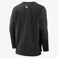 Los Angeles Dodgers Authentic Collection Player чоловічі Nike Dri-FIT MLB Pullover Куртка колір чорний
