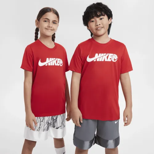 Nike Legend Big дитячі Dri-FIT футболка колір червоний