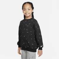 Nike Snack Pack Icon Crew Little дитячі Top колір чорний