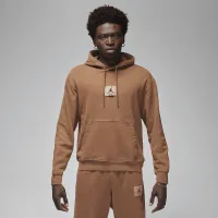 Nike Jordan Flight Fleece мужские Washed Pullover Толстовка с капюшоном цвет коричневый