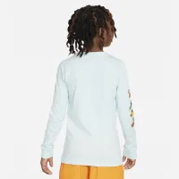 Nike Sportswear Big дитячі Long-Sleeve футболка блакитний
