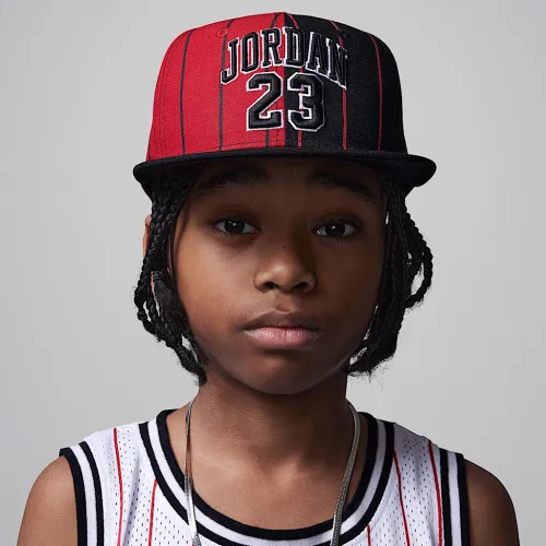 Nike Jordan Big детские Jersey Flat Brim Cap цвет красный