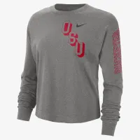 Ohio State Heritage женская Nike College Boxy Crew-Neck футболка цвет серый