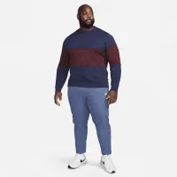 Nike Club мужские French Terry Color-Blocked Crew синий